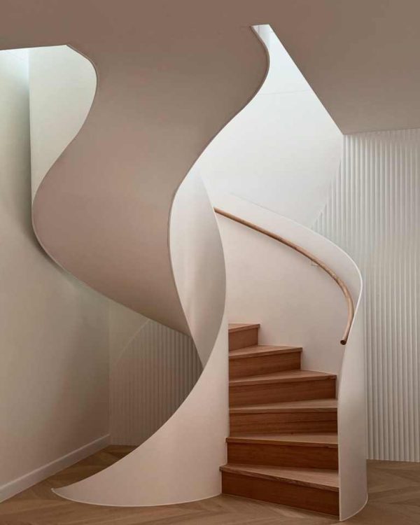 Popular Spiral Staircase Design From Foshan Stairs Factory