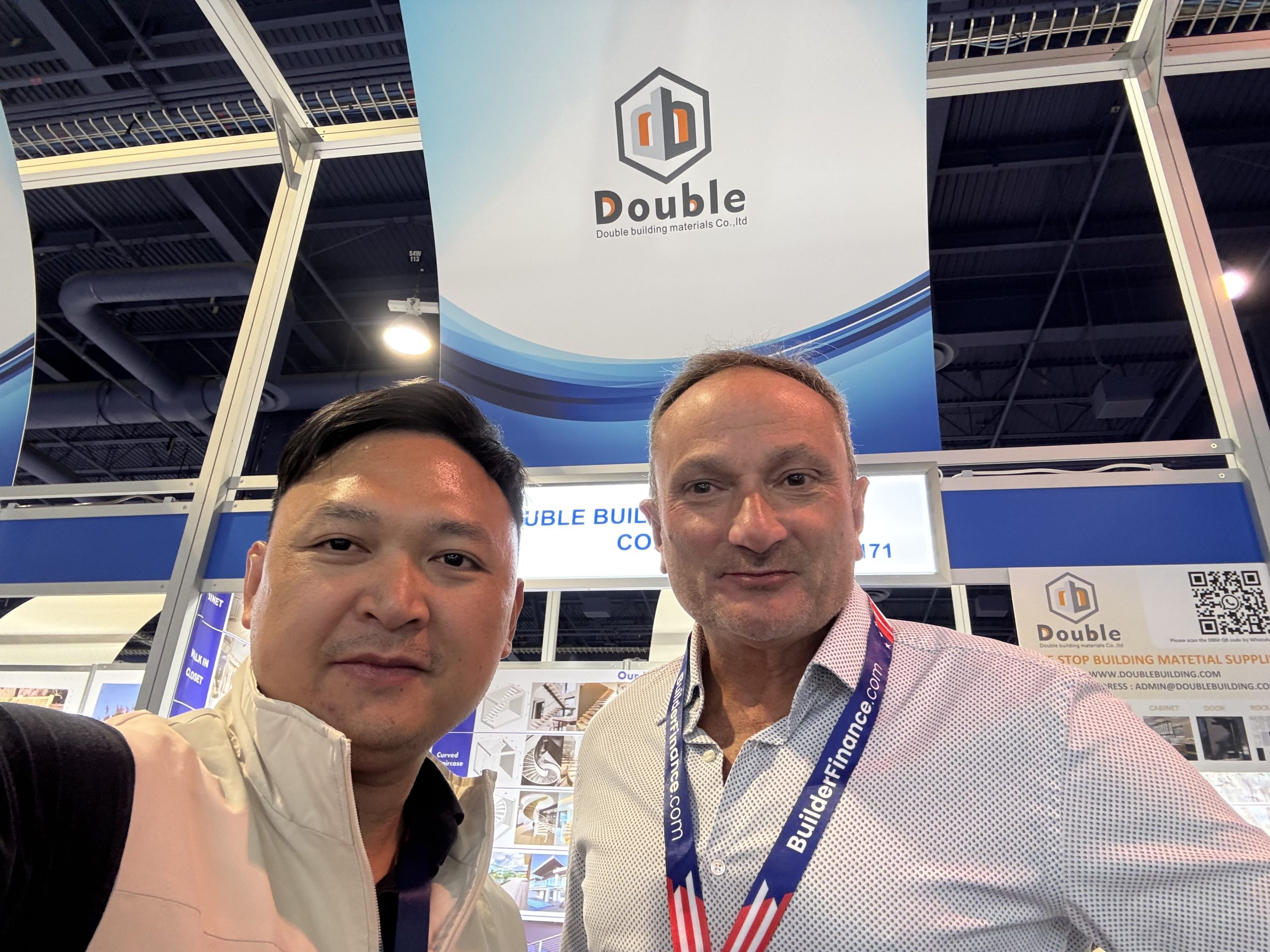 Double Building Materials team at IBS 2025 Las Vegas — ready to support your next staircase and railing project